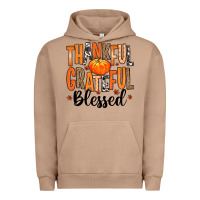 Pigment Burro Thankful Grateful Blessed Urban Hoodie - MaliasSmallBusiness