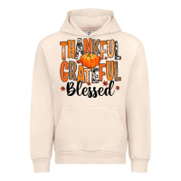 Sandshell Thankful Grateful Blessed Urban Hoodie - MaliasSmallBusiness