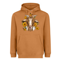 Meerkat sunflower goat Heavyweight Hoodie - Jasminsmagicworld