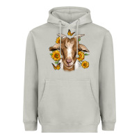 Moon Dust sunflower goat Heavyweight Hoodie - Jasminsmagicworld