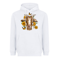 Sunflower Goat Heavyweight Hoodie | Teevron