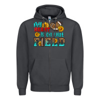 Smoke my heart is on that field american football Zipper Hoodie - HRA Design Shop
