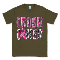 Army Green Crush Cancer Classic Tee - texasbilliewilder