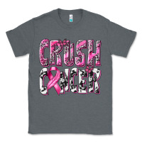 Charcoal Heather Crush Cancer Classic Tee - texasbilliewilder