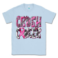 Dusty Blue Crush Cancer Classic Tee - texasbilliewilder
