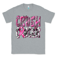 Heather Grey Crush Cancer Classic Tee - texasbilliewilder