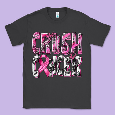 Crush Cancer Classic Tee Designed By Texasbilliewilder