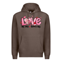 Coffee love all day every day Premium Hoodie - MaliasSmallBusiness