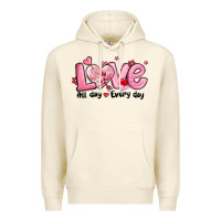Sandshell love all day every day Premium Hoodie - MaliasSmallBusiness