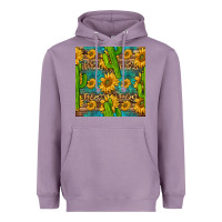 Lavender sunflower and cactus seamless pattern Heavyweight Hoodie - BundleAndBundleShop