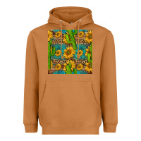 Meerkat sunflower and cactus seamless pattern Heavyweight Hoodie - BundleAndBundleShop