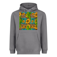 Storm sunflower and cactus seamless pattern Heavyweight Hoodie - BundleAndBundleShop