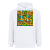 White sunflower and cactus seamless pattern Heavyweight Hoodie - BundleAndBundleShop
