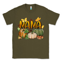 Army Green mama pumpkin Classic Tee - BundleAndBundleShop