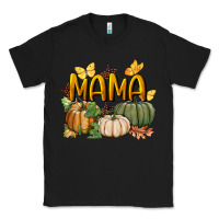 Black mama pumpkin Classic Tee - BundleAndBundleShop