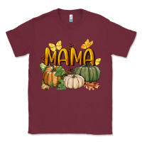 Burgundy mama pumpkin Classic Tee - BundleAndBundleShop