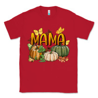 Red mama pumpkin Classic Tee - BundleAndBundleShop