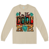 Mushroom i'm the cool mom Long Sleeve Tee - Zillion Design Studio