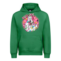 Emerald boo jee pink christmas ghost Urban Hoodie - MaliasSmallBusiness
