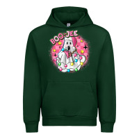 Forest Green boo jee pink christmas ghost Urban Hoodie - MaliasSmallBusiness