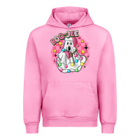 Fuchsia Pink boo jee pink christmas ghost Urban Hoodie - MaliasSmallBusiness