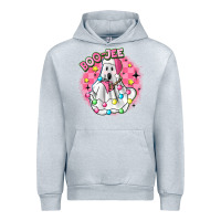 Heather Grey boo jee pink christmas ghost Urban Hoodie - MaliasSmallBusiness