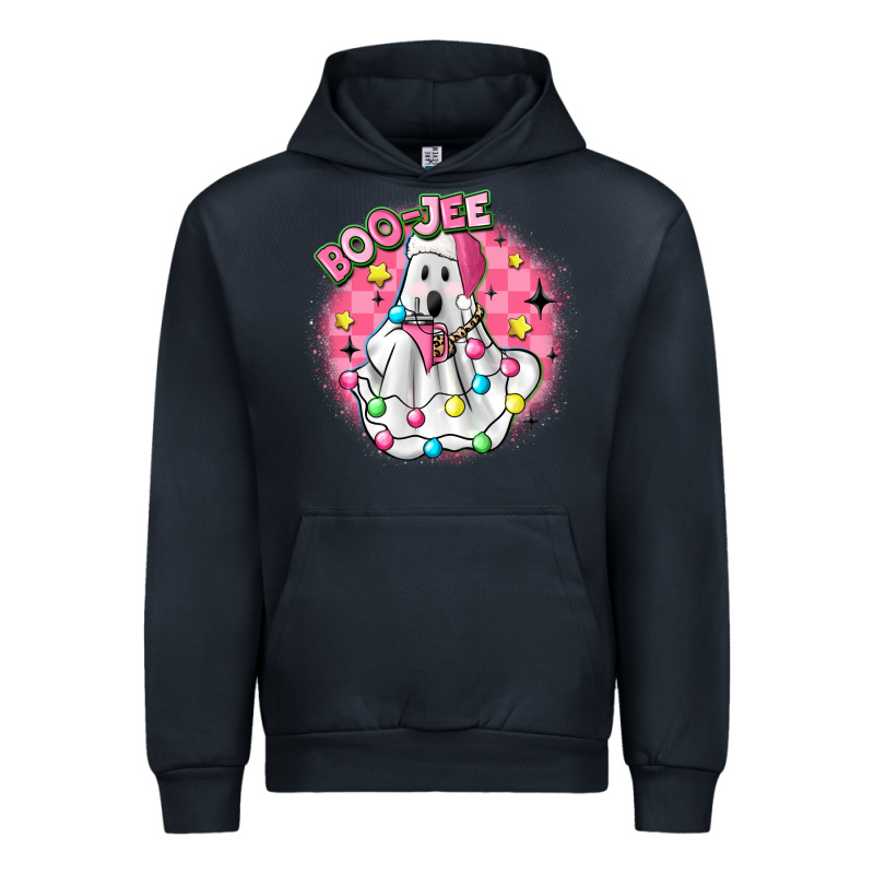 Boo Jee Pink Christmas Ghost Urban Hoodie by MaliasSmallBusiness | Teevron