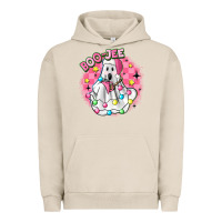 Pigment French Oak boo jee pink christmas ghost Urban Hoodie - MaliasSmallBusiness