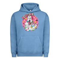 Pigment Pebble Blue boo jee pink christmas ghost Urban Hoodie - MaliasSmallBusiness