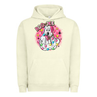 Pigment Pistachio boo jee pink christmas ghost Urban Hoodie - MaliasSmallBusiness
