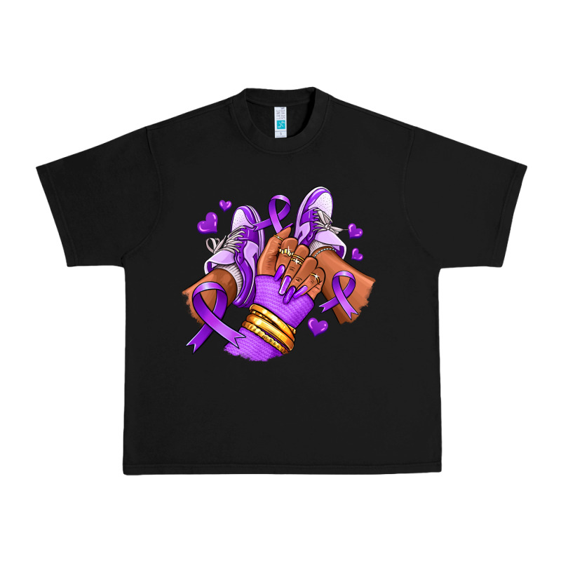 Domestic Violence Afro Girl Sneakers Urban Heavy Tee by RanaPortraitStore | Teevron