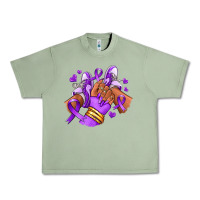 Oil Green domestic violence afro girl sneakers Urban Heavy Tee - RanaPortraitStore