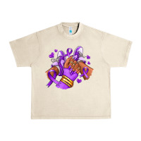 Sandshell domestic violence afro girl sneakers Urban Heavy Tee - RanaPortraitStore