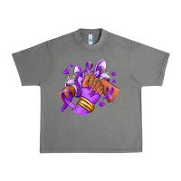 Tornado domestic violence afro girl sneakers Urban Heavy Tee - RanaPortraitStore