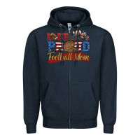 Navy loud and proud football mom Zipper Hoodie - HRA Design Shop