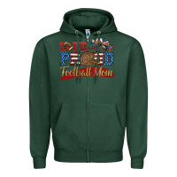 Sports Green loud and proud football mom Zipper Hoodie - HRA Design Shop