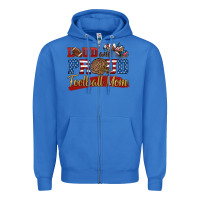 True Royal loud and proud football mom Zipper Hoodie - HRA Design Shop