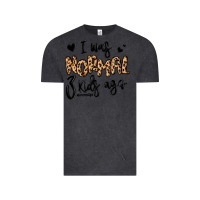 Vintage Black i was normal three kids ago momlife Vintage Tee - MaliasSmallBusiness