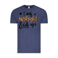 Vintage Denim i was normal three kids ago momlife Vintage Tee - MaliasSmallBusiness