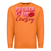 Carrot pucker up cowboy Premium Sweatshirt - AdoDesignShop