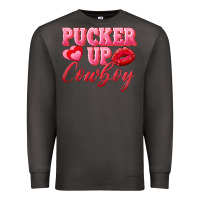 Smoke pucker up cowboy Premium Sweatshirt - AdoDesignShop