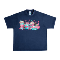 Navy lash hustler coffee cups Urban Heavy Tee - texasbilliewilder