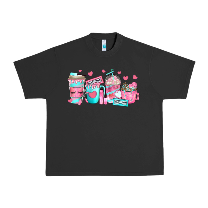 Lash Hustler Coffee Cups Urban Heavy Tee by texasbilliewilder | Teevron