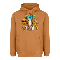Meerkat sunflower bandana goat Heavyweight Hoodie - Jasminsmagicworld