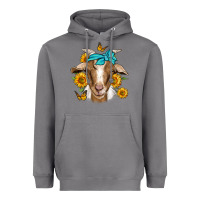 Storm sunflower bandana goat Heavyweight Hoodie - Jasminsmagicworld