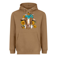 Toasted Coconut sunflower bandana goat Heavyweight Hoodie - Jasminsmagicworld
