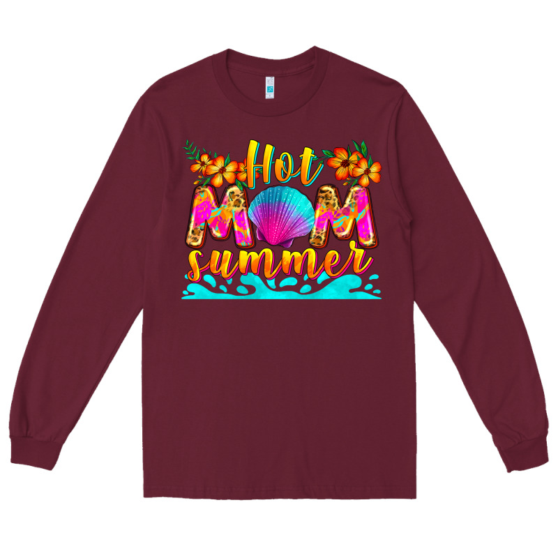 Hot Mom Summer Long Sleeve Tee by Zillion Design Studio | Teevron