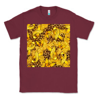 Burgundy Childhood Cancer Butterfly Classic Tee - texasbilliewilder