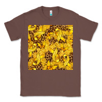 Chestnut Childhood Cancer Butterfly Classic Tee - texasbilliewilder