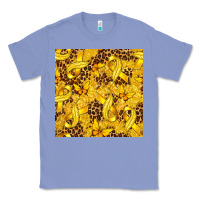 Colony Blue Childhood Cancer Butterfly Classic Tee - texasbilliewilder